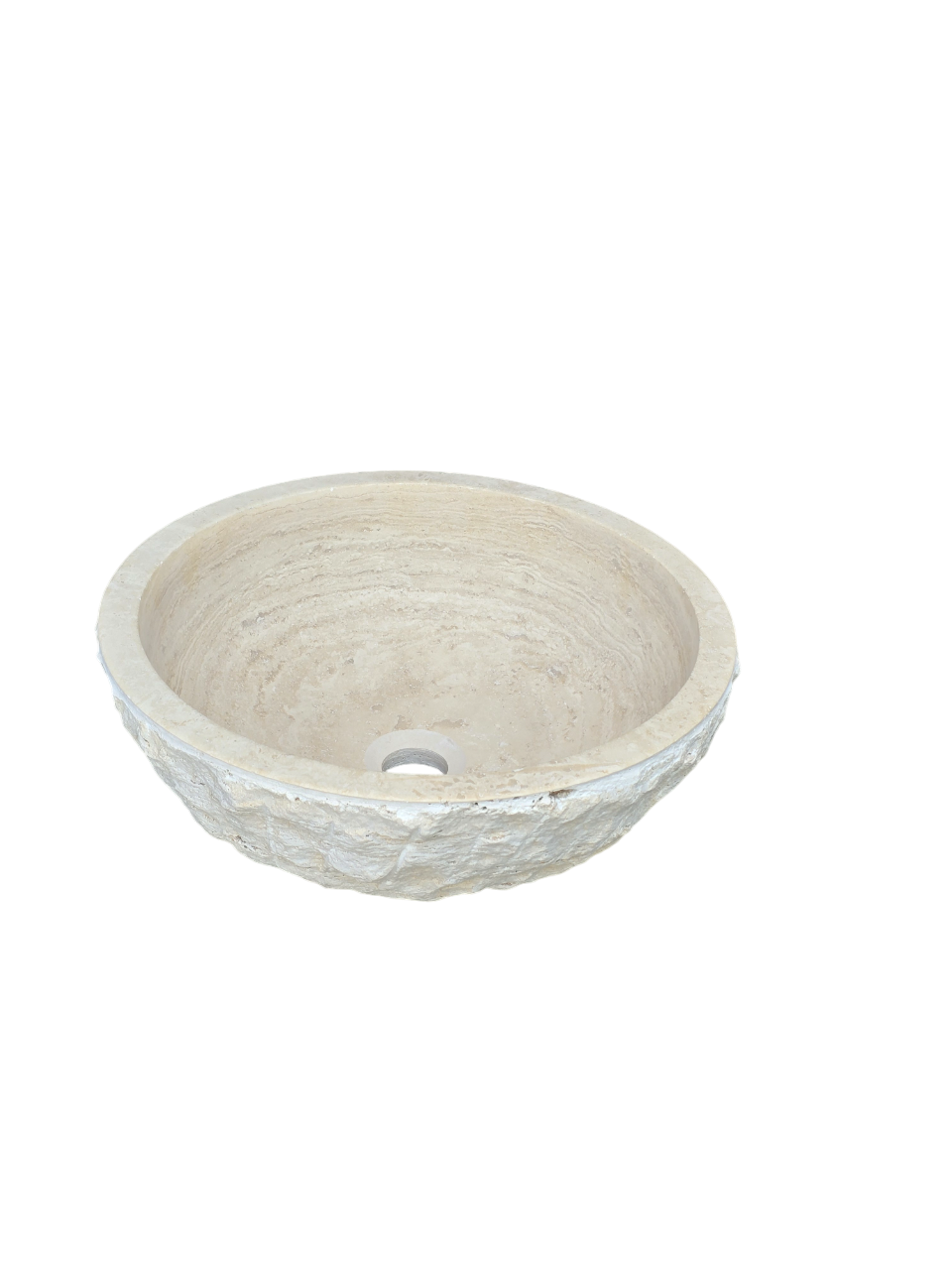 Lavabo od travertina – prirodna toplina i bezvremenska elegancija