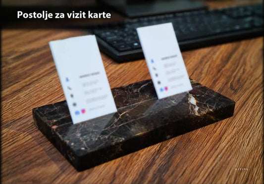 Postolje za vizit kartu - mermer